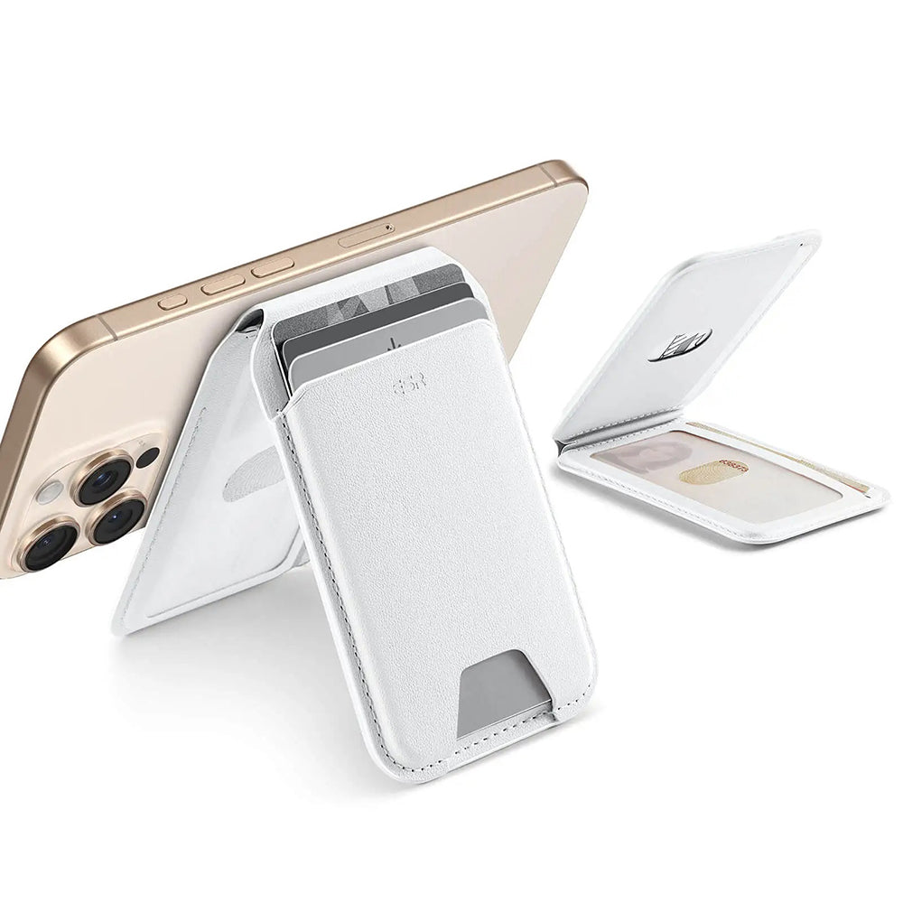 Magsafe Portemonnee, ESR, Stand, Wit