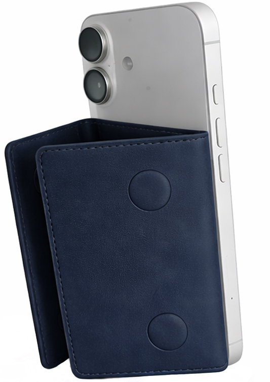 MagSafe-portemonnee, OEM, Triple Wallet, Marineblauw