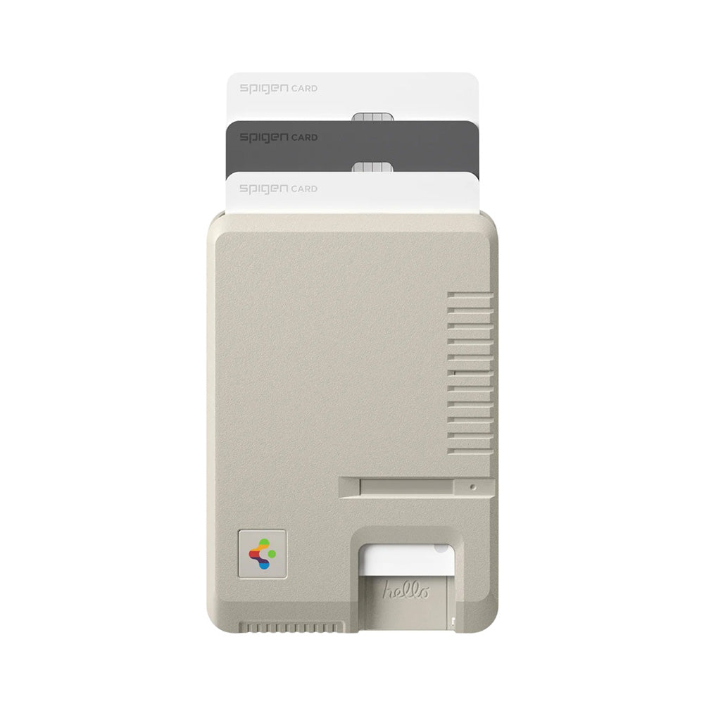 MagSafe Portemonnee, Spigen, Classic LS, Beige AFA10949