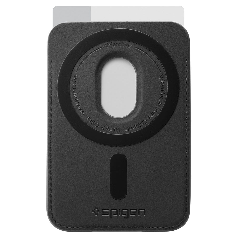 MagSafe-portemonnee, Spigen, Valentinus MagFit, Zwart AFA11337