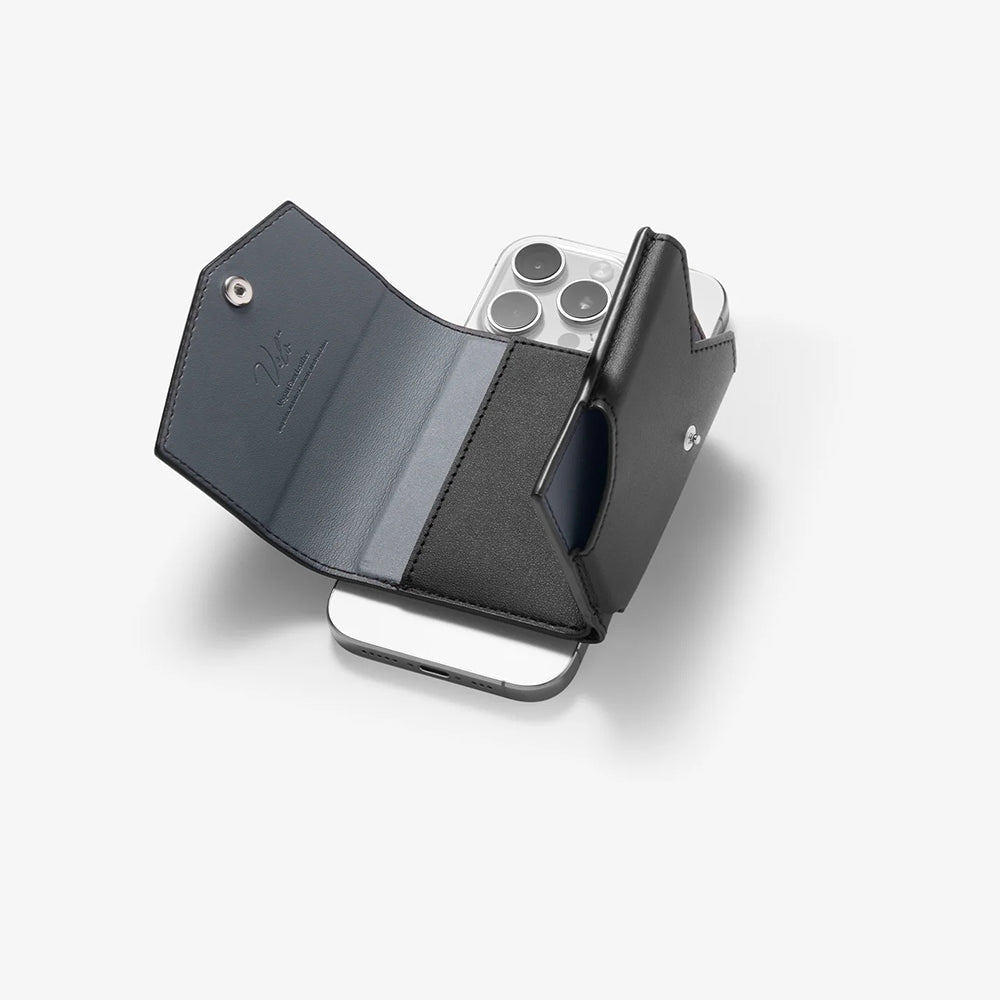 Magsafe portemonnee, Spigen, Valentinus Pro, Zwart AFA09442