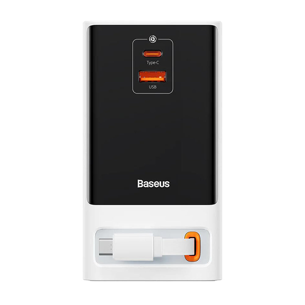 Baseus PowerCombo verlengsnoer, 1 x Schuko, Wit PSLR000602