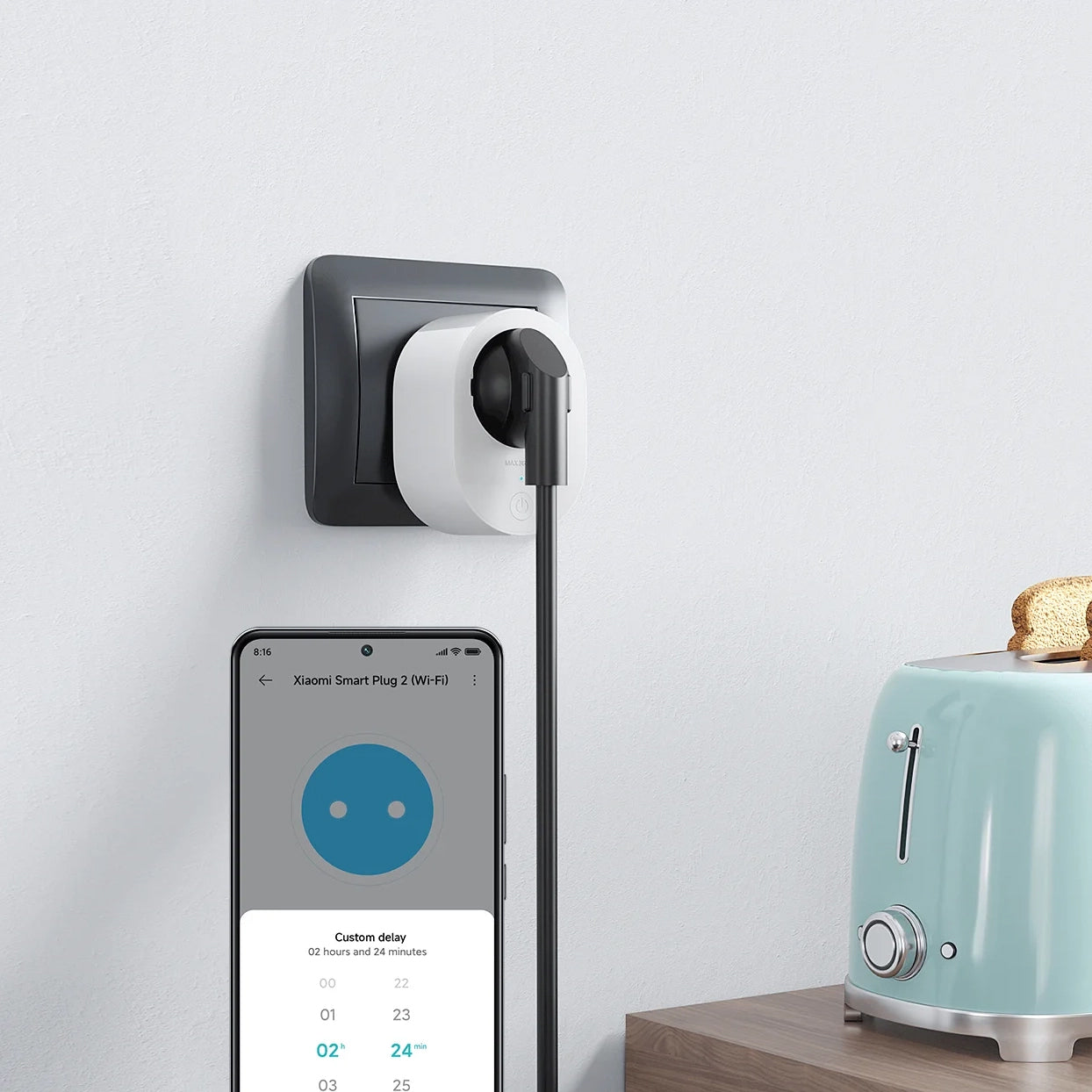 Xiaomi Mi Smart 2 stopcontact, Wi-Fi BHR6868EU