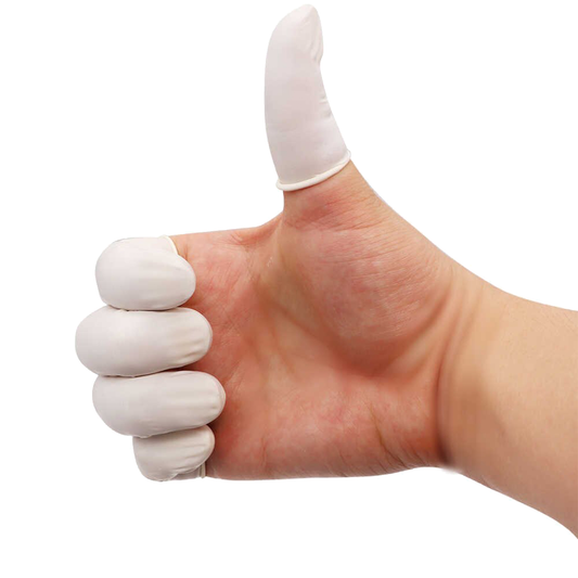 OEM Antistatische Latex Bescherming voor vingers, Set van 100 stuks