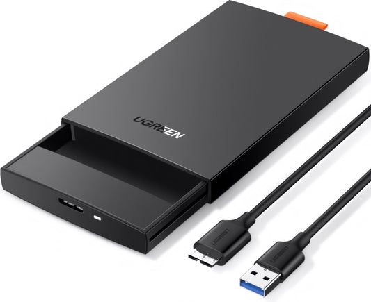 Rack UGREEN CM237 for HDD / SSD SATA 2.5inch, USB 3.0, Black
