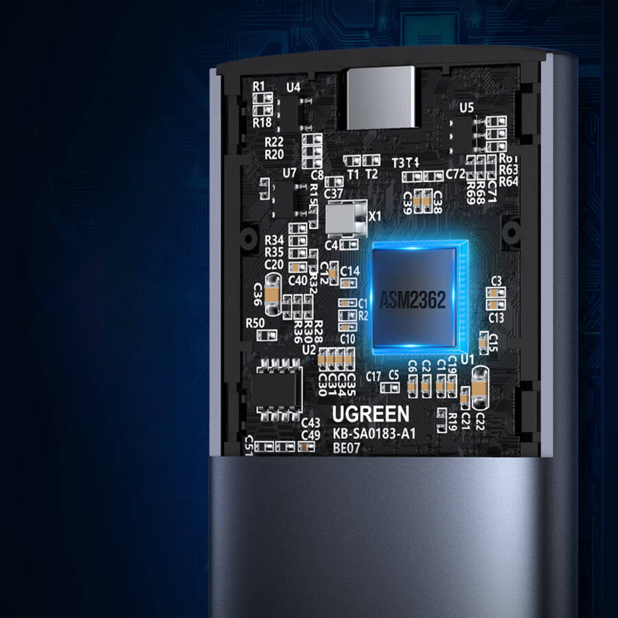 UGREEN CM400 rack voor SSD M.2 NVMe, Grijs