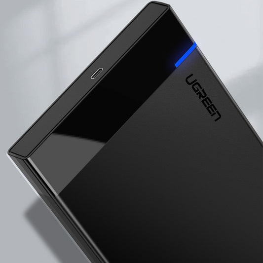 Rack UGREEN US221 for HDD / SSD SATA 2.5inch, USB 3.0 / USB-C 3.1, Black
