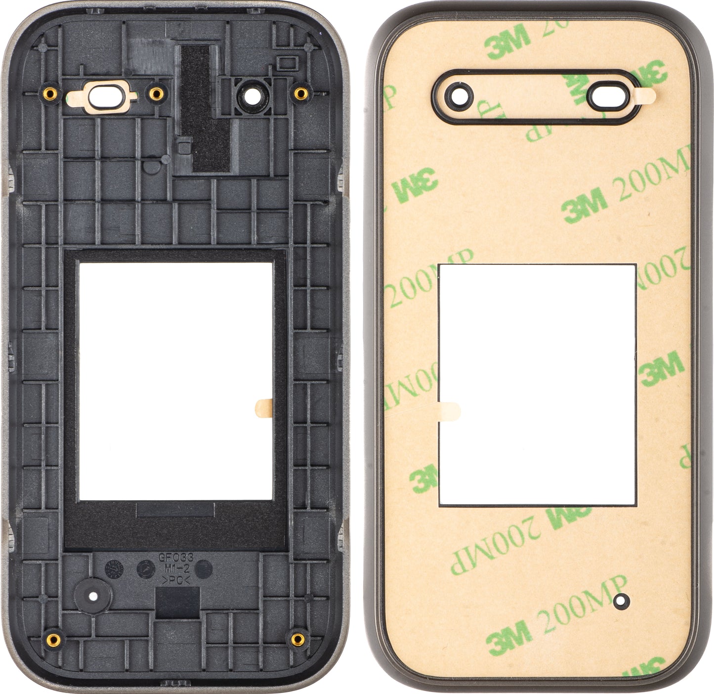 Een Shell Cover voor HMD 2660 Flip, Zwart