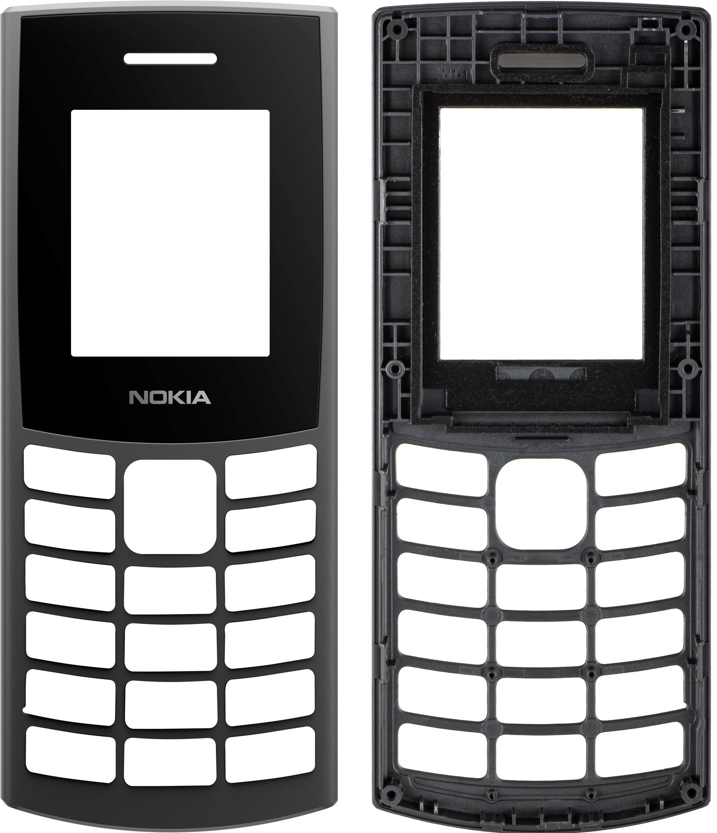 Voorzijde voor Nokia 105 4G 2e Editie, Houtskool