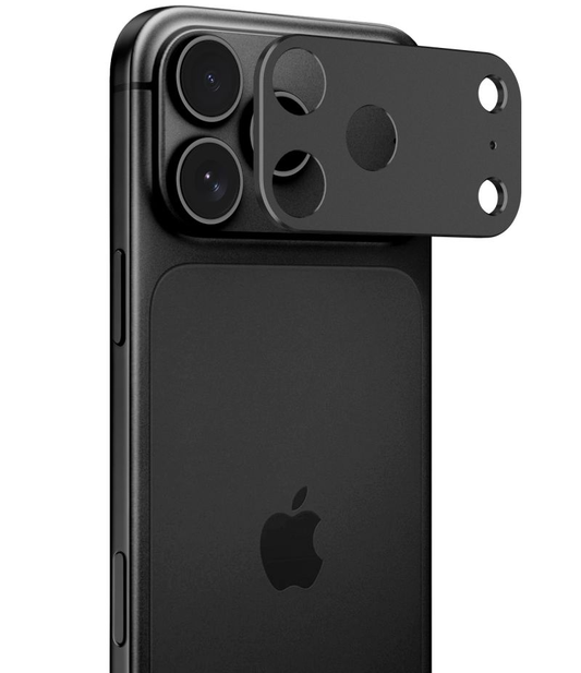 Tech-Protect Camalloy Fit+ Achtercamera Beschermrand voor Apple iPhone 18 Pro Max, Aluminium, Zwart
