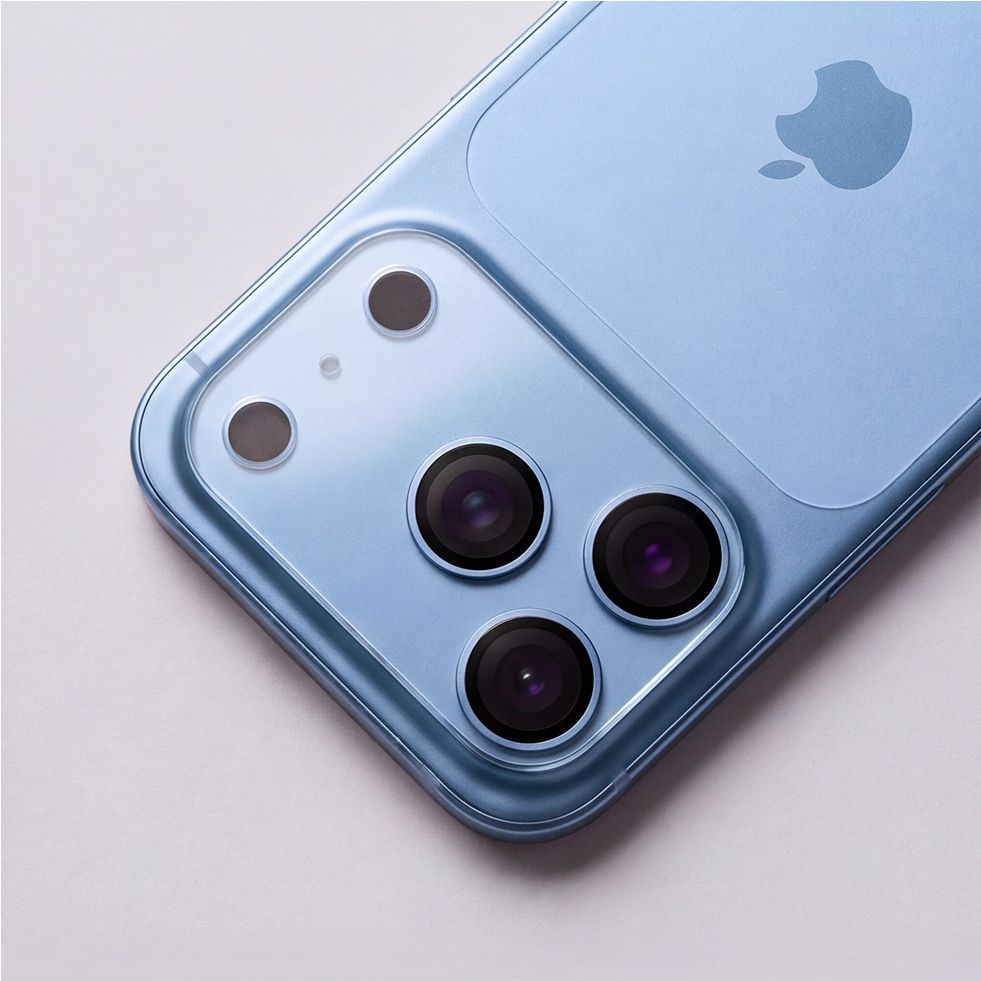 Tech-Protect Cam Fit+ Achtercamera Beschermrand voor Apple iPhone 18 Pro Max, Gehard Glas, Transparant