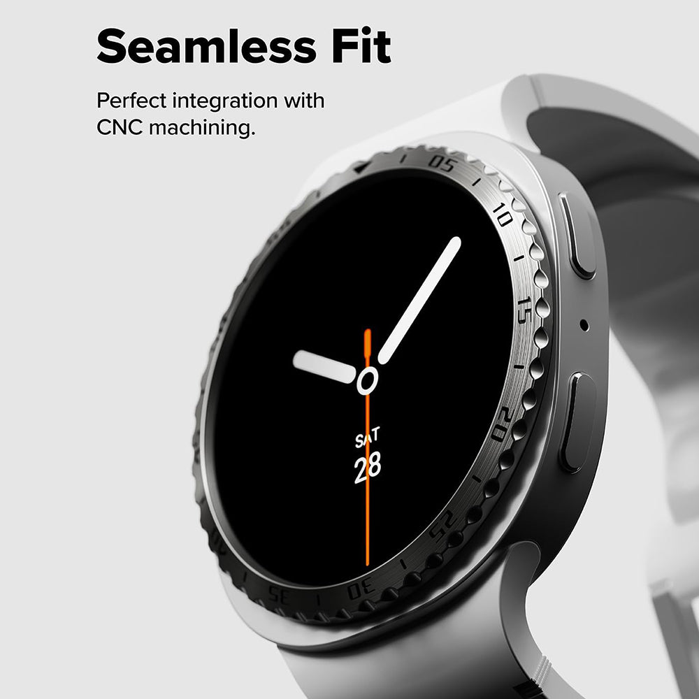 Ringke Inner Styling Beschermingsframe voor Samsung Galaxy Watch8 Classic, Zwart