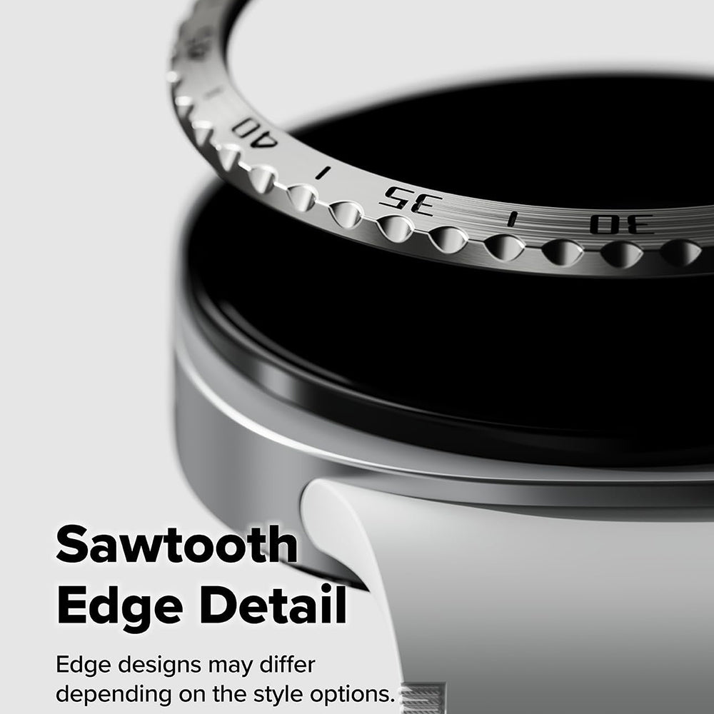 Ringke Inner Styling Beschermingsframe voor Samsung Galaxy Watch8 Classic, Zwart