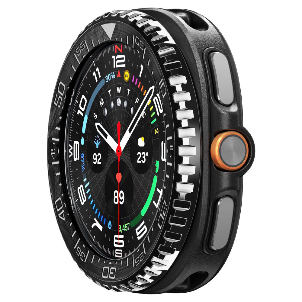 Spigen Tune Pro Diver Protection Frame for Samsung Galaxy Watch8 Classic, Black ACS10016