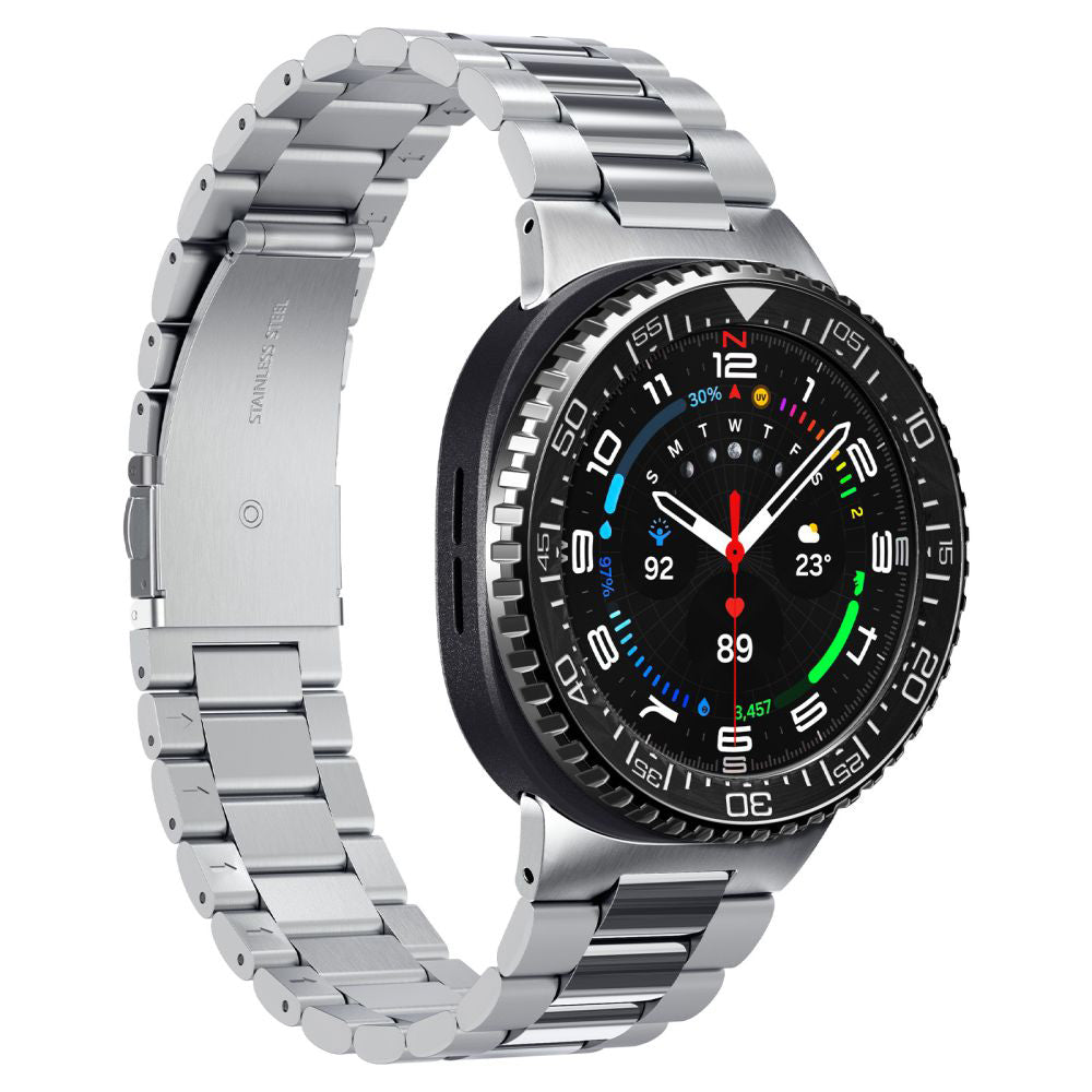 Spigen Tune Pro Diver Protection Frame for Samsung Galaxy Watch8 Classic, Black ACS10016