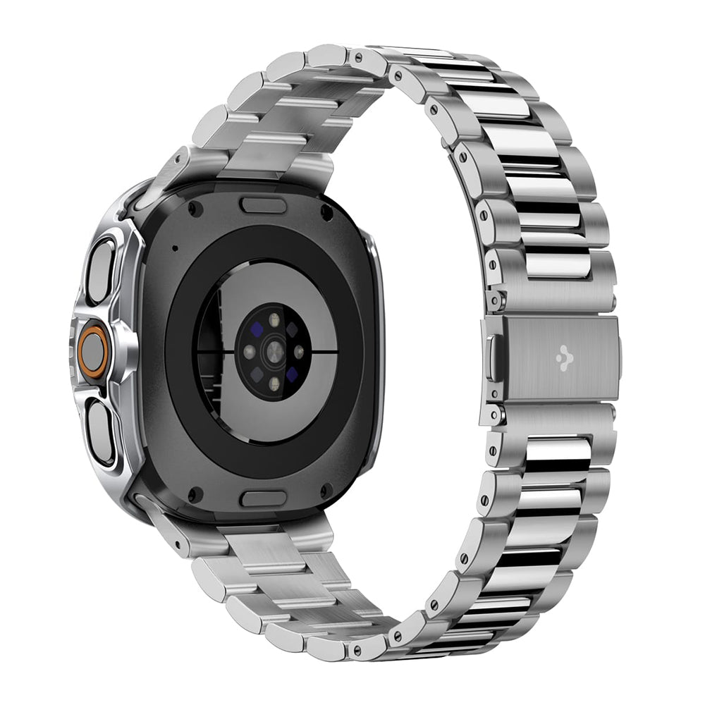 Spigen Tune Pro Pilot Beschermingsframe voor Samsung Galaxy Watch Ultra2, Zilver ACS11618