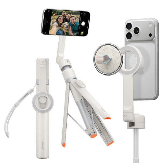 Selfie Stick Bluetooth Spigen S582W, Universeel, Beige AMP11373