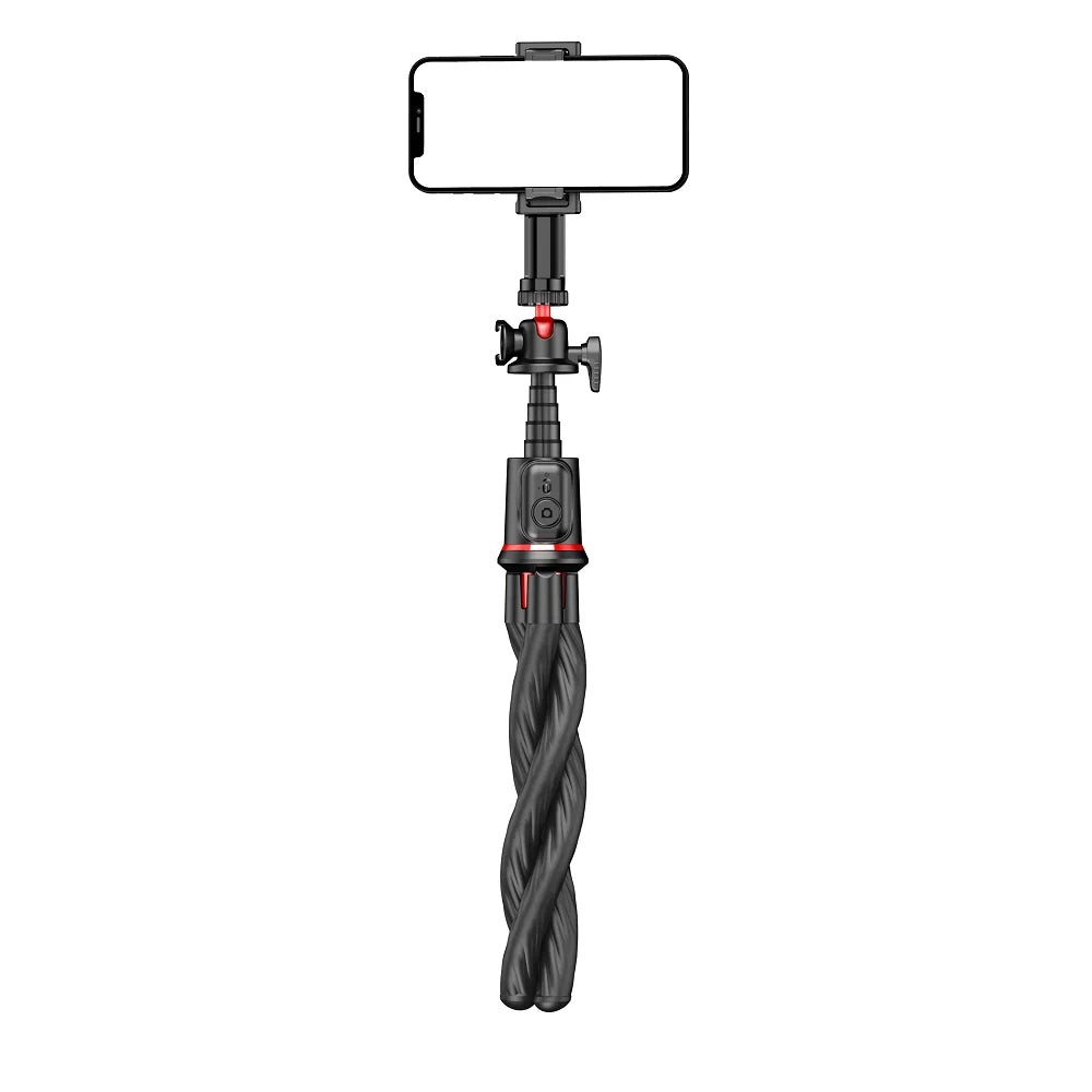 Selfie Stick Bluetooth Techsuit C03, Universeel, Zwart