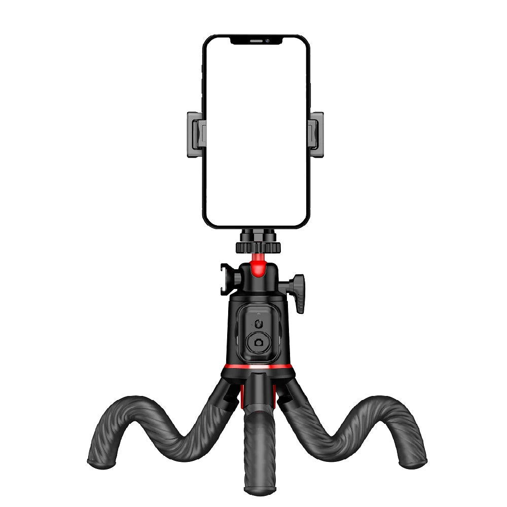 Selfie Stick Bluetooth Techsuit C03, Universeel, Zwart