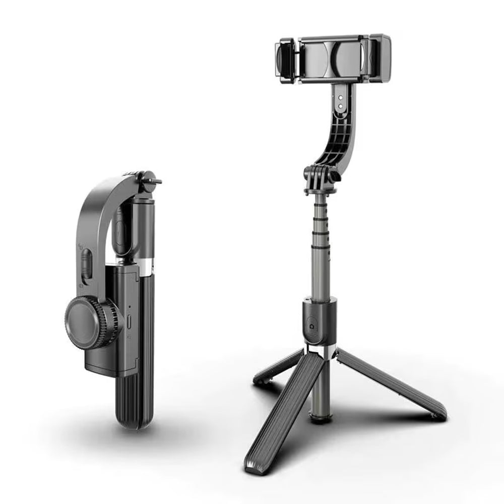 Selfie Stick Bluetooth Techsuit L08, Universeel, Zwart