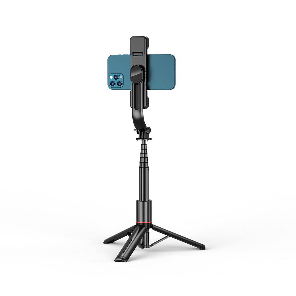 Selfie Stick Bluetooth Techsuit L12D, Universeel, Zwart