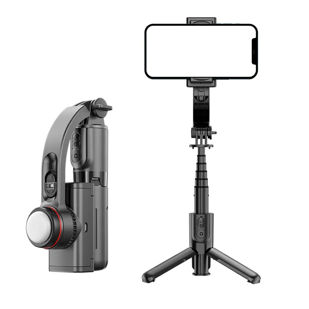 Selfie Stick Bluetooth Techsuit L18sMini, Universeel, Zwart