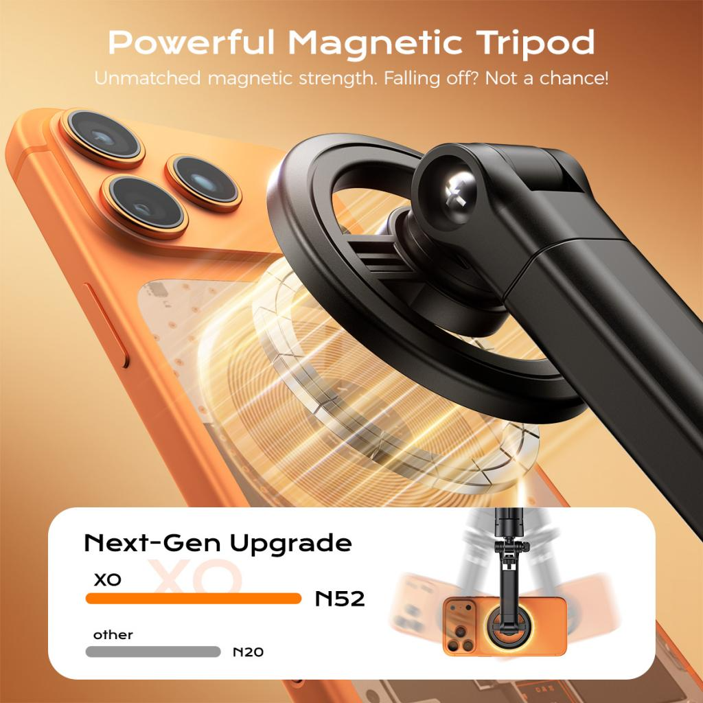 Selfie Stick Bluetooth XO Design SS30, Universeel, Zwart