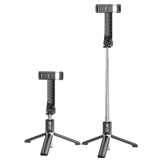 HOCO K20 Bluetooth Selfie Stick, Universeel, Zwart