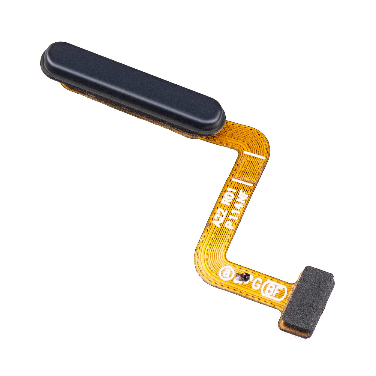 Vingerafdruksensor Samsung Galaxy A22 A225, met strip, Zwart