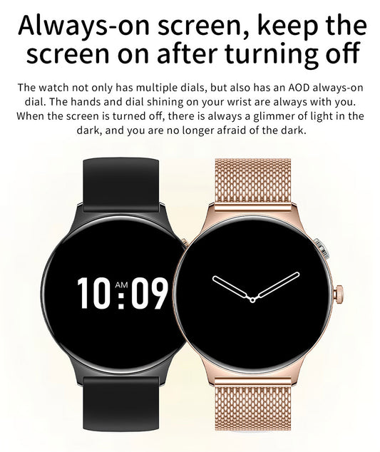 Smartwatch Blavec M01 Vesta Call, Zwart