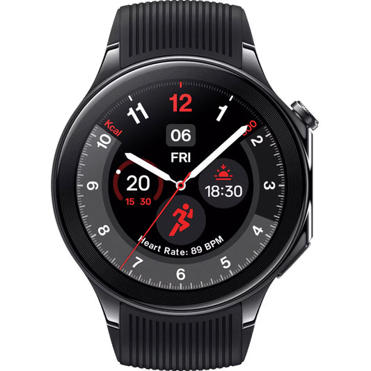 Smartwatch OnePlus Watch 2, zwart