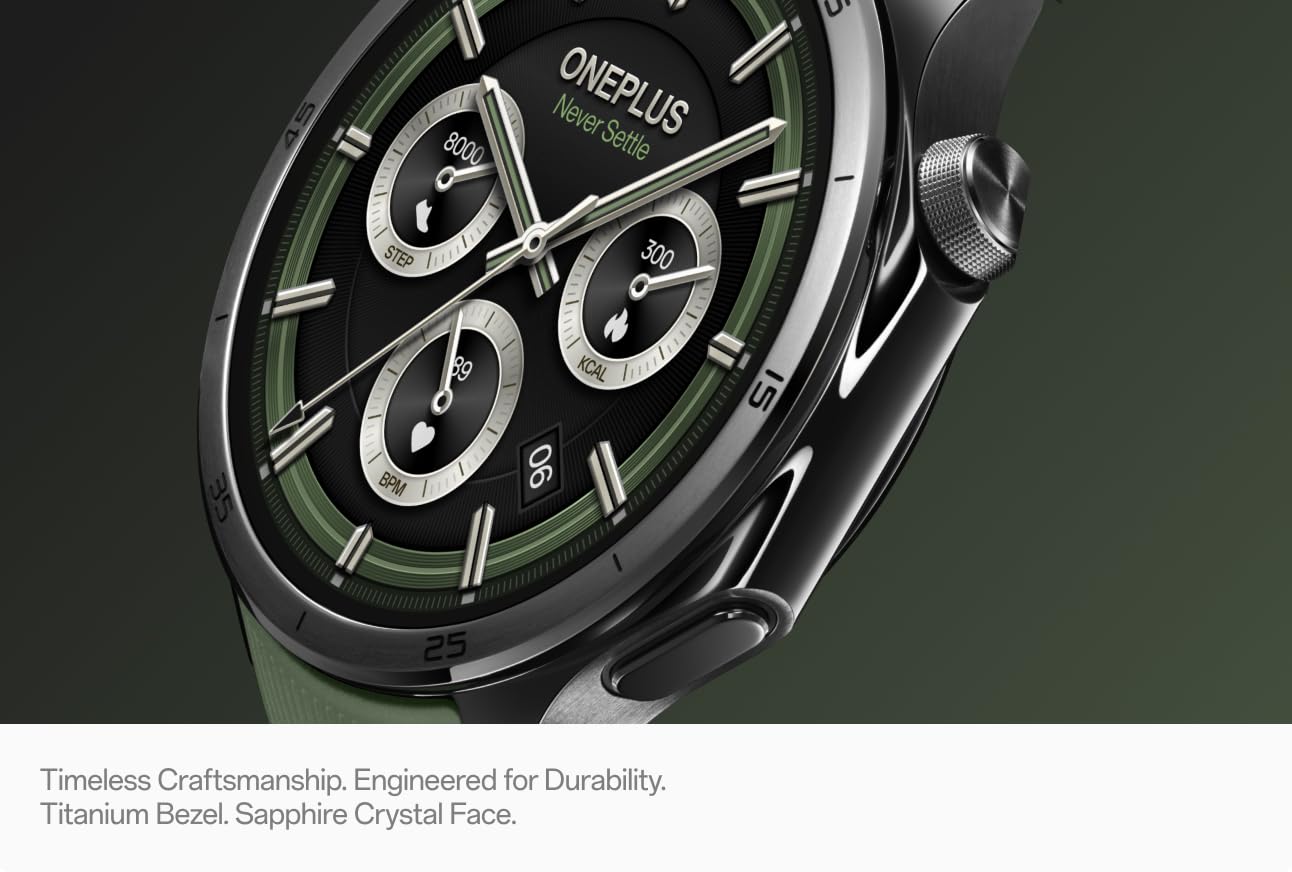 Smartwatch OnePlus Watch 3, 46mm, Groen, Gereseald 5491100341