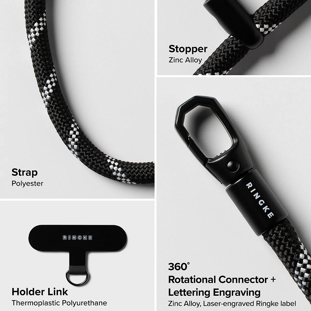 Telefoonkoord Ringke Link Flow P-Type, Bruin