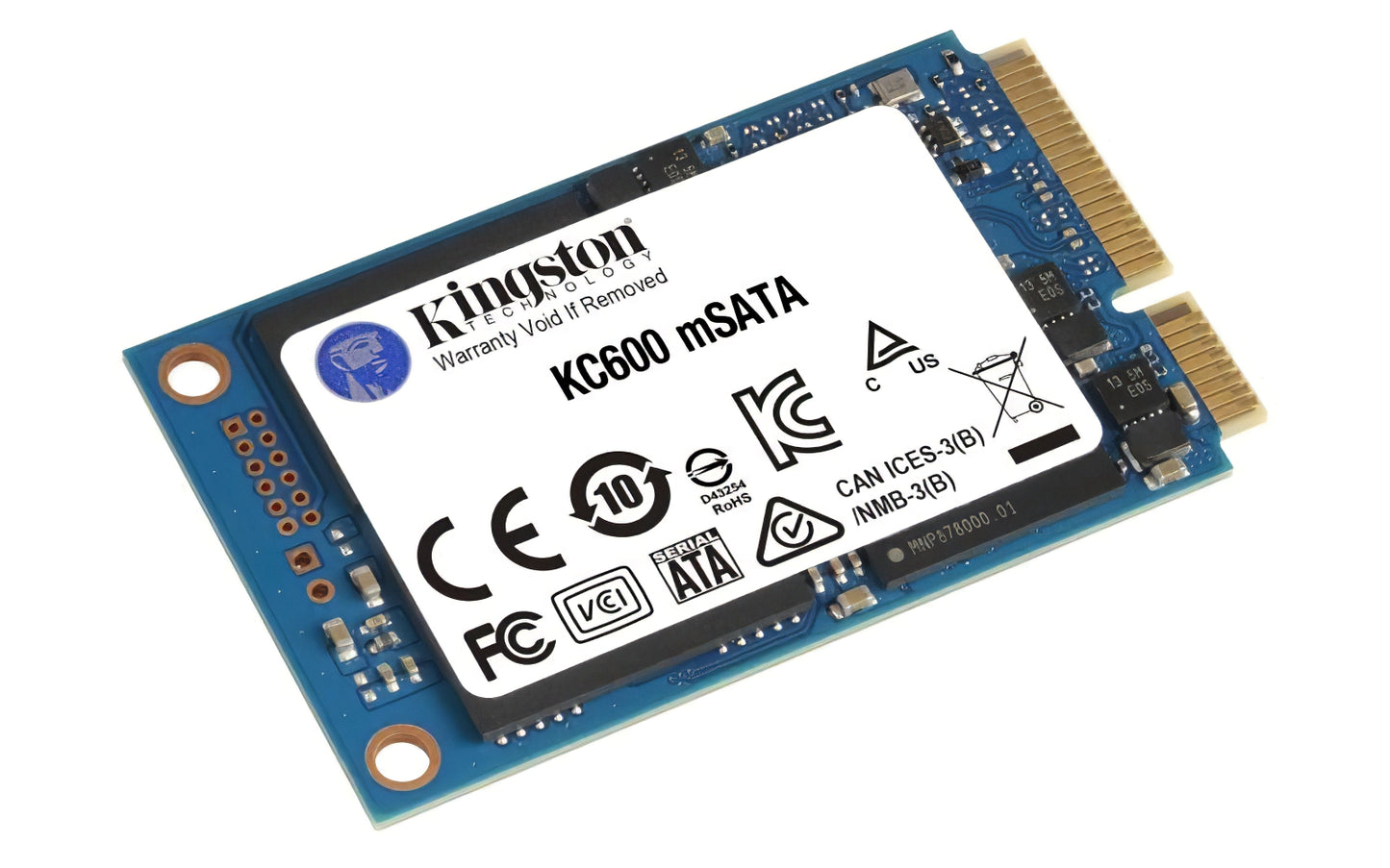Solid State Drive (SSD) Kingston KC600, 256GB, mSATA SKC600MS/256G-SSD