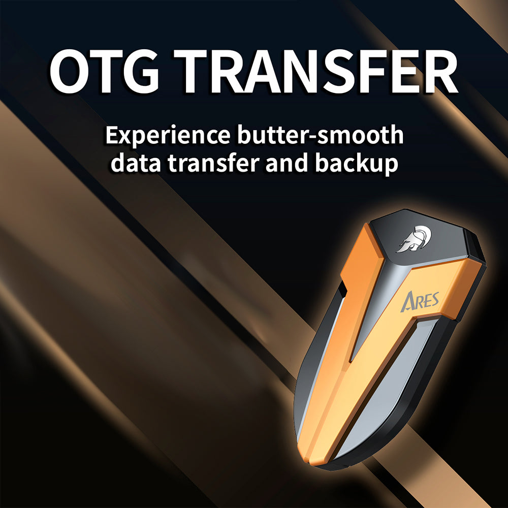 Solid State Drive (SSD Extern) Dato Ares Amber Shield, 500GB, Zwart ARSASE-500GB