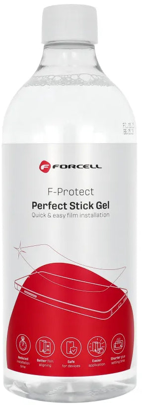 Forcell Perfect Stick Geloplossing voor het aanbrengen van Plastic / Siliconen Beschermfolie, 1l