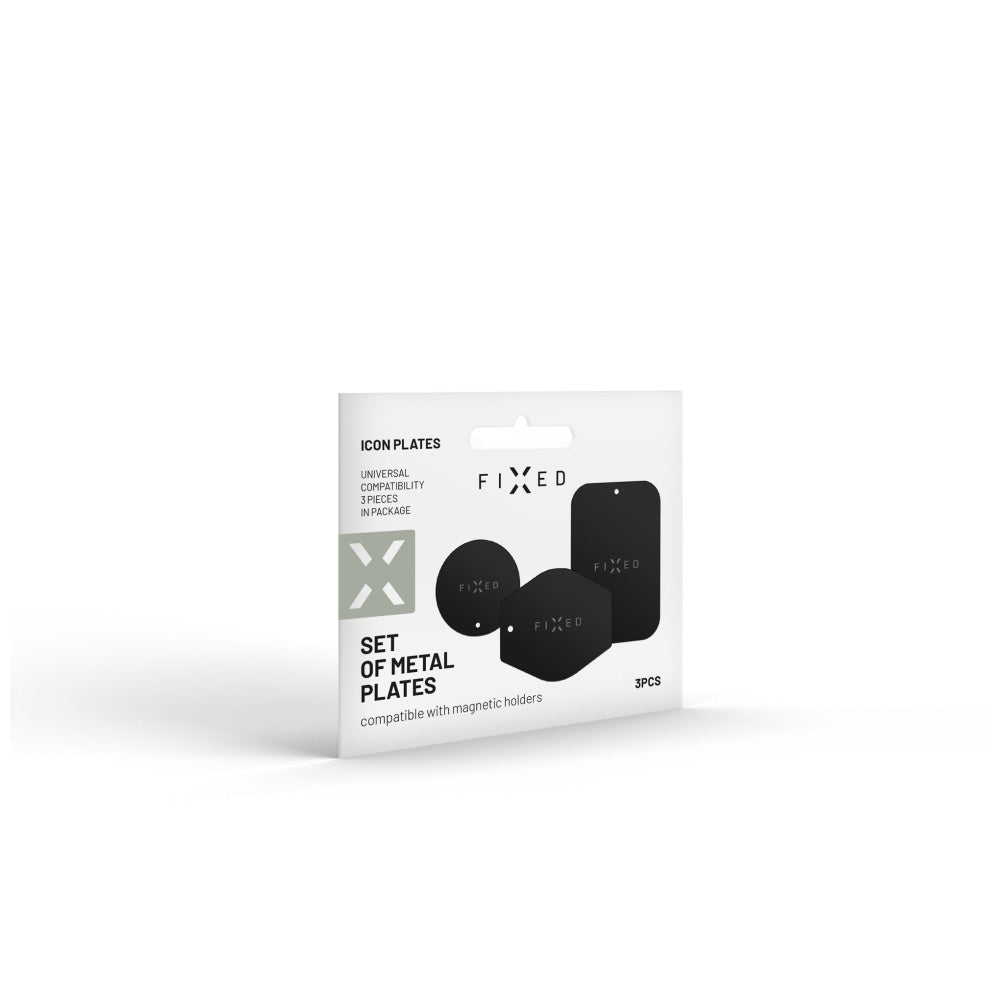 Metalen Sticker Fixed 3in1, Zwart