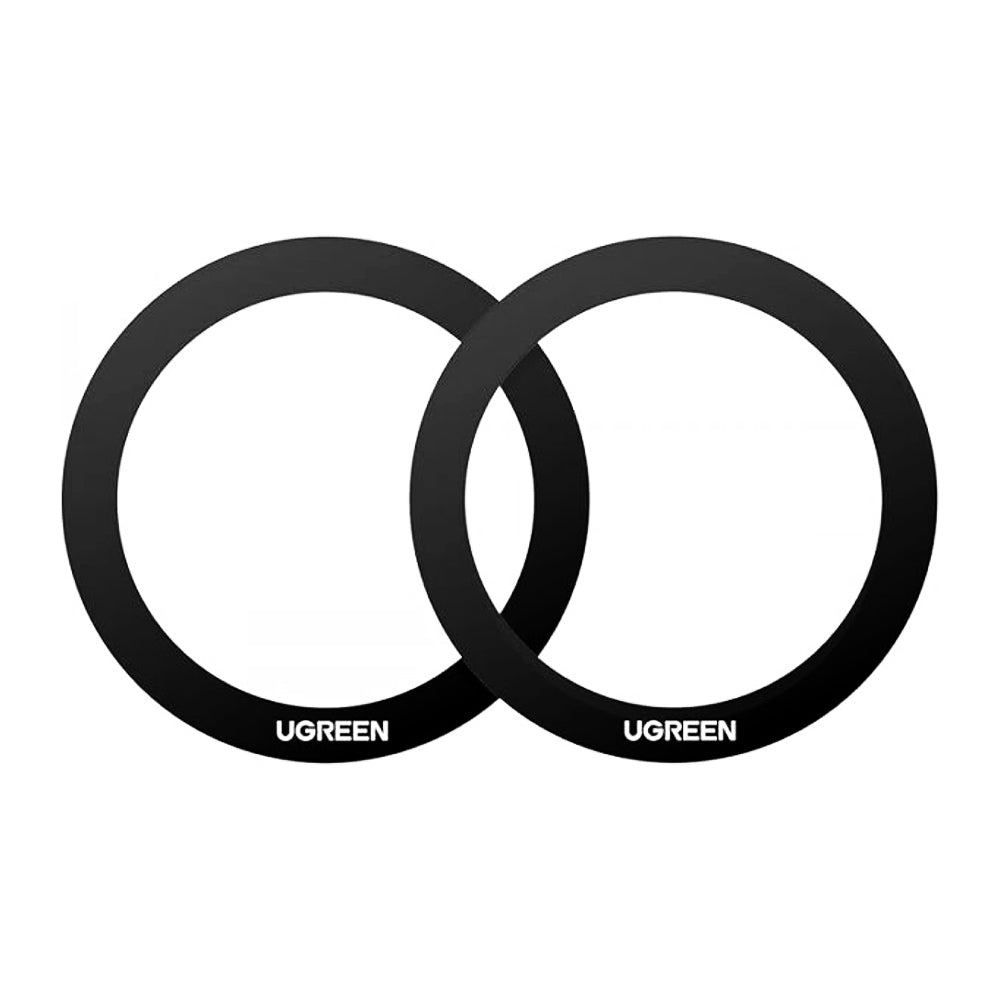 Metalen Sticker UGREEN LP428 (25766), Set van 2 stuks, Zwart
