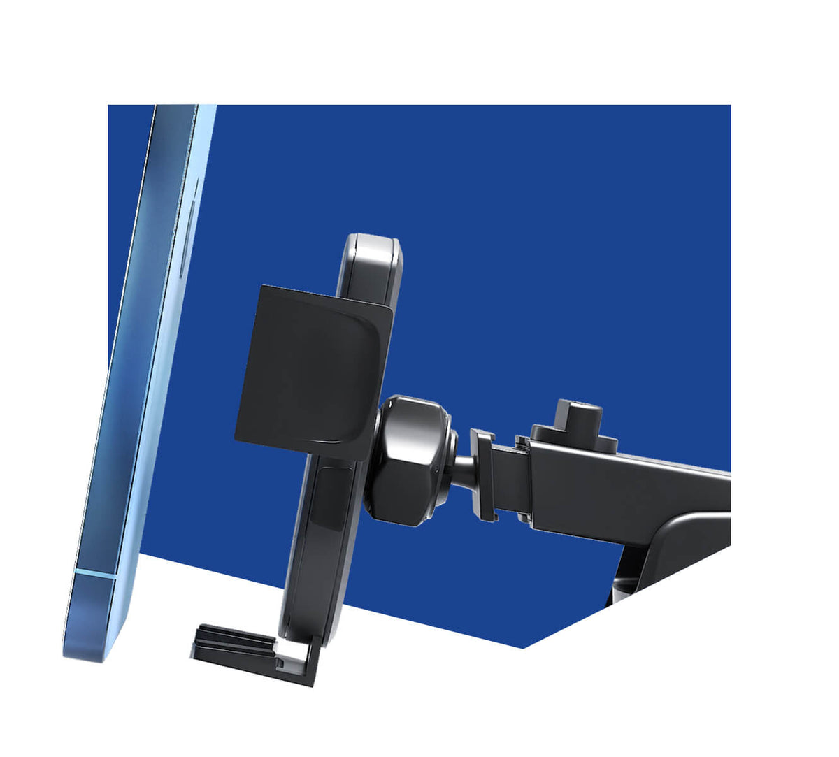 Autohouder 3MK Twist Automatic, Universeel, Zwart
