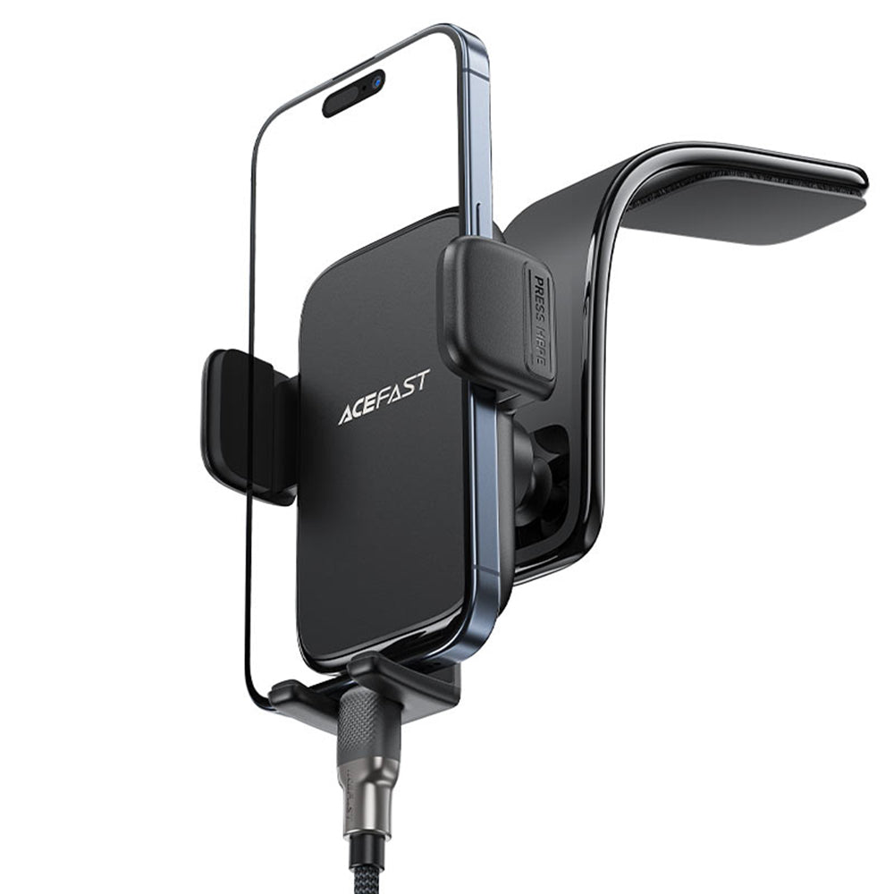 Autohouder Acefast D28, 4.5inch - 6.7inch, Zwart