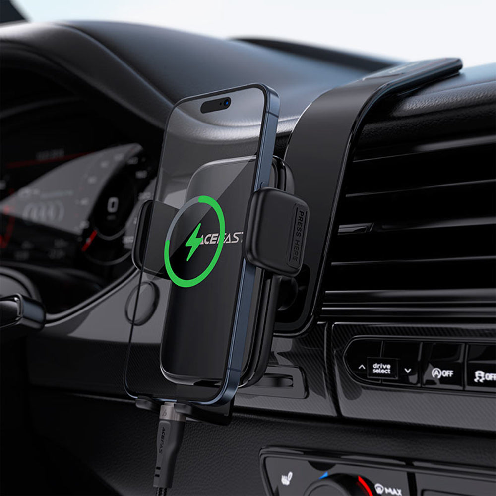 Autohouder Acefast D28, 4.5inch - 6.7inch, Zwart