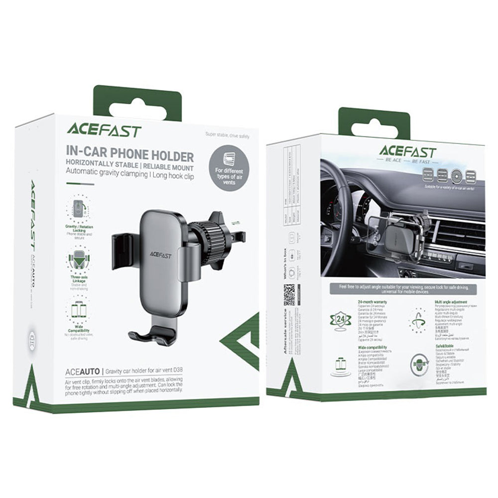 Autohouder Acefast D38, Universeel, Gri