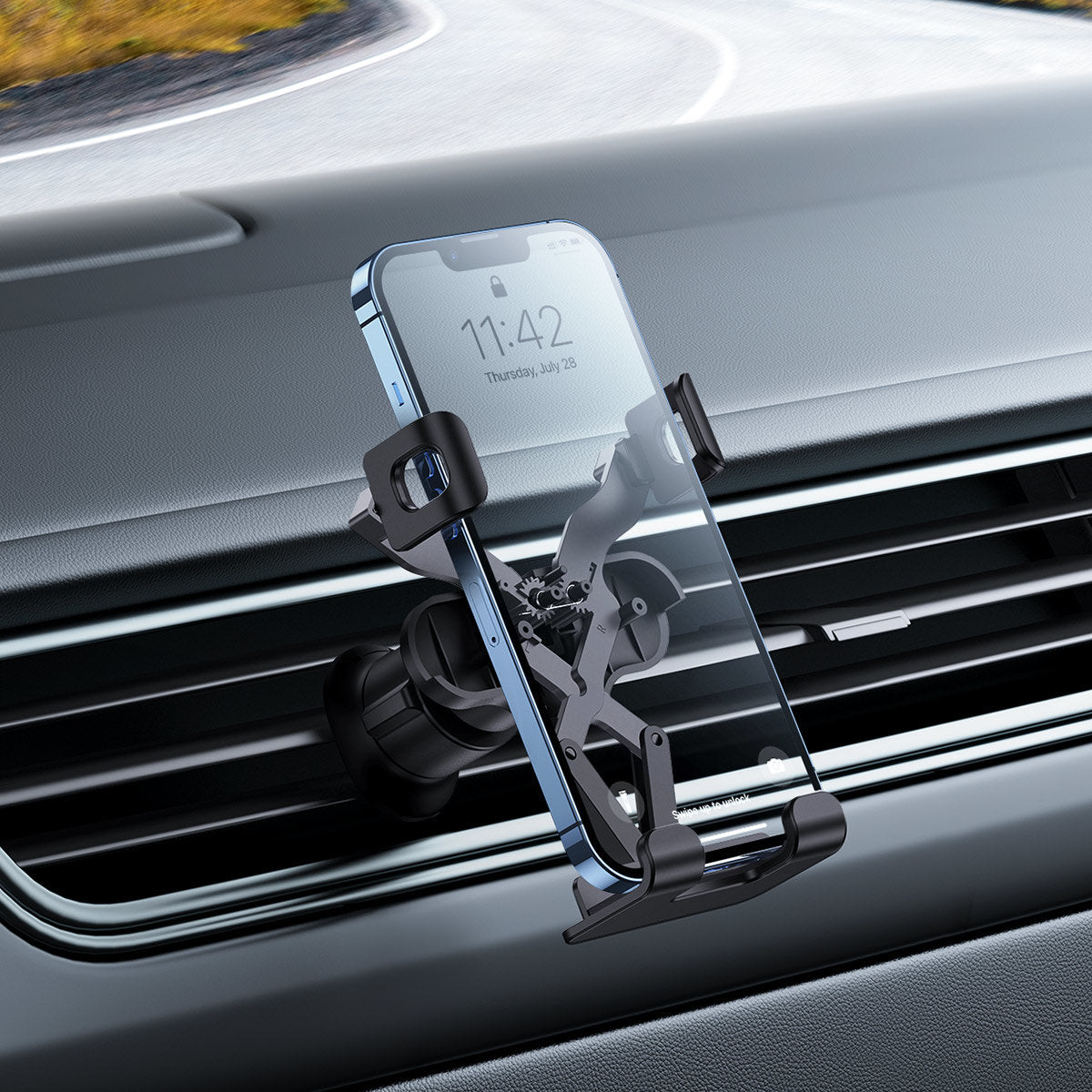 Baseus Gravity Car Mount, Universal, Black SUWXX01010001