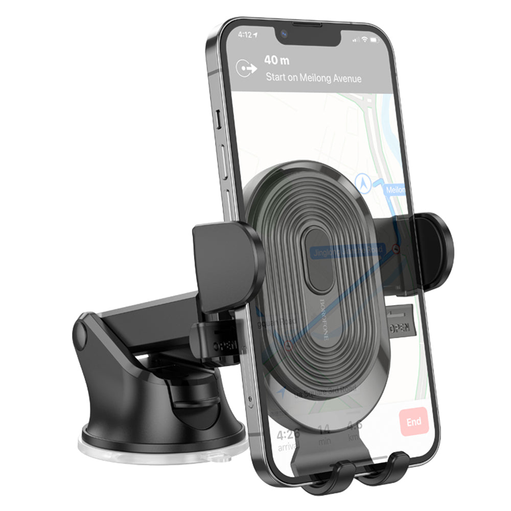 Autohouder Borofone BH85 Experience, 4.7inch - 7inch, Zwart