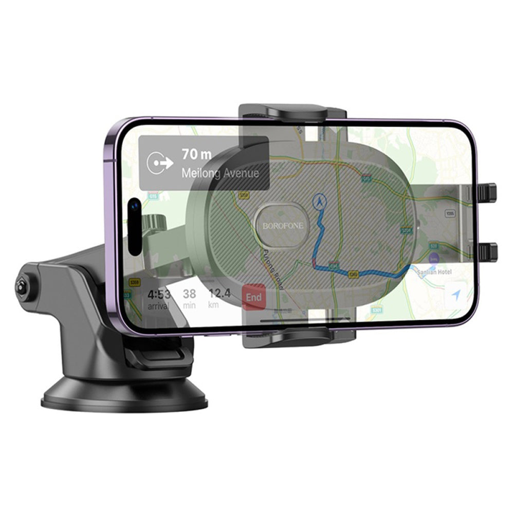 Autohouder Borofone BH93 Grand, 4.5inch - 7inch, Zwart