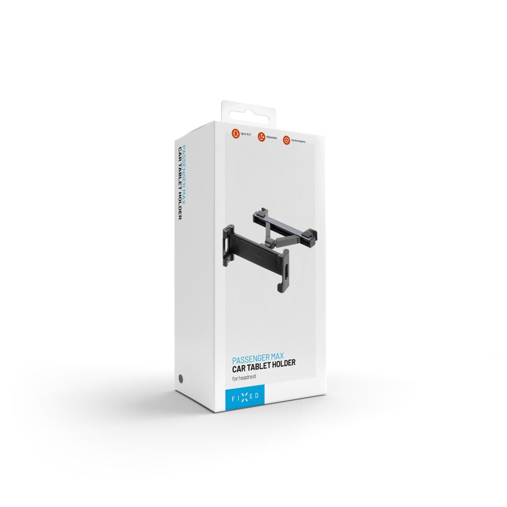 Fixed Passenger Max hoofdsteun autohouder voor tablet, 7 inch - 13 inch, grijs