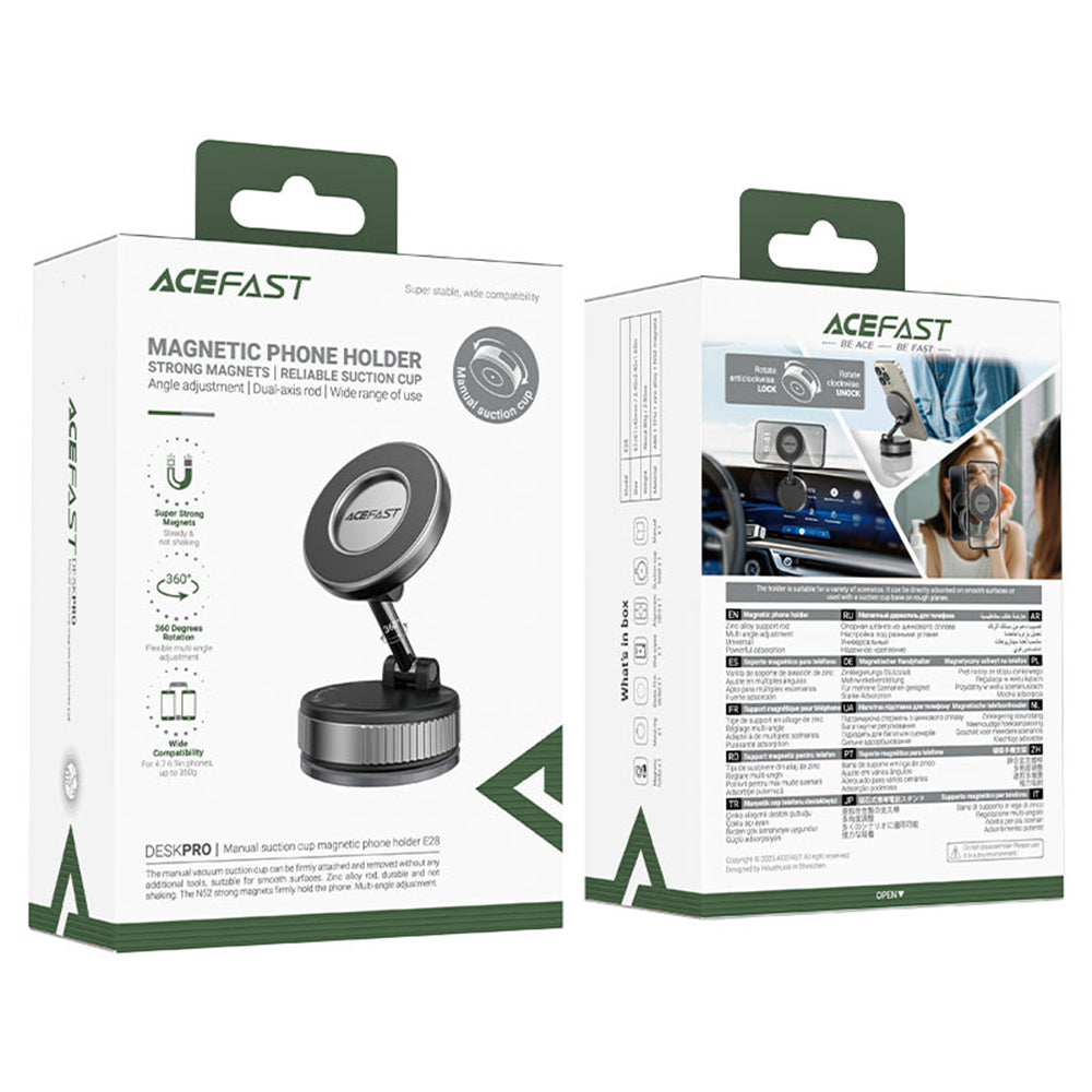 Magnetische Autohouder Acefast E28, Universeel, Gri
