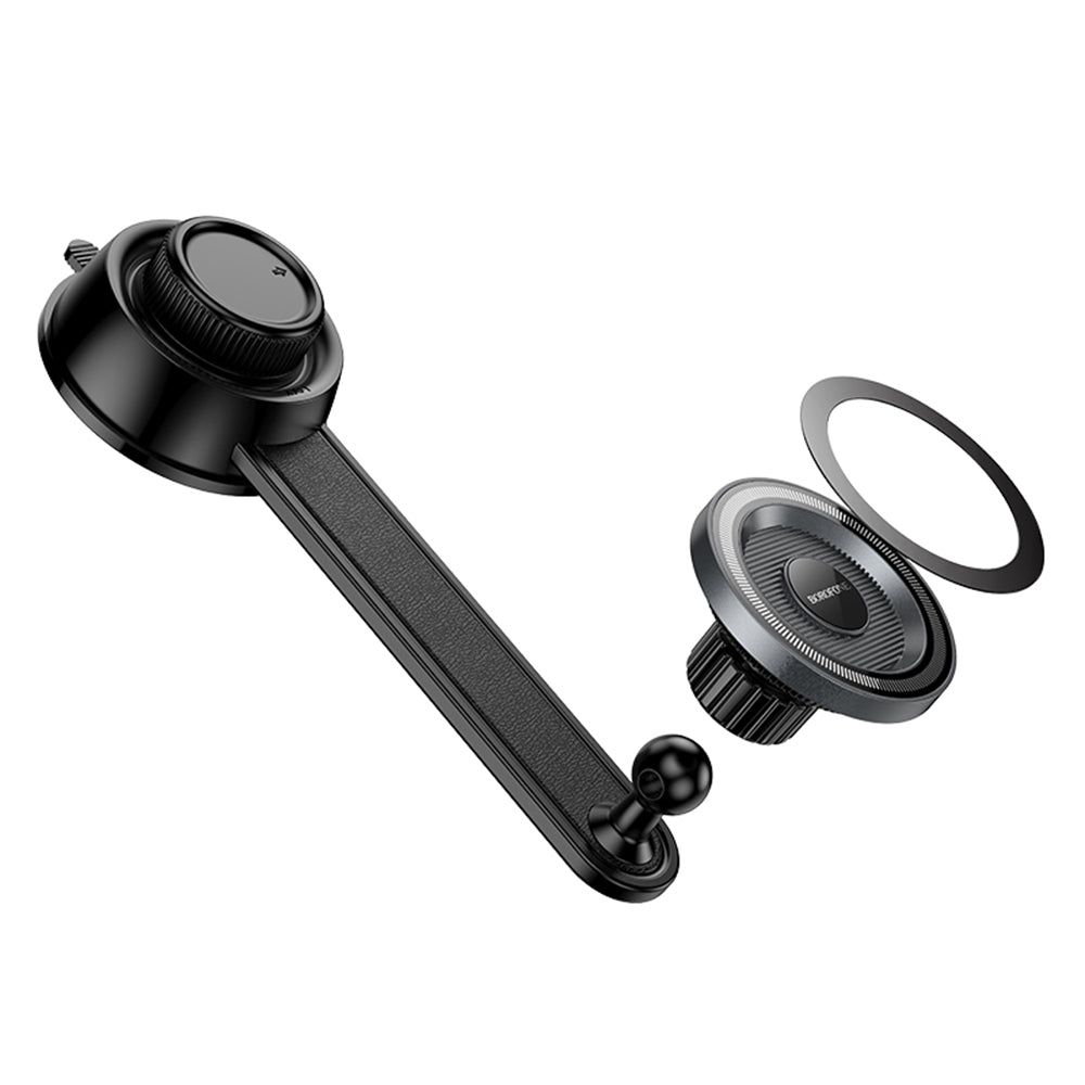 Magnetische Autohouder Borofone BH123 Profit, 4.5inch - 7inch, Zwart