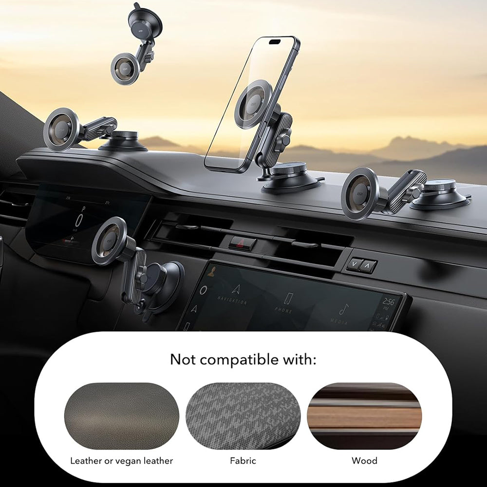 ESR OmniLock Dash Magnetic Car Holder, Universal, Black