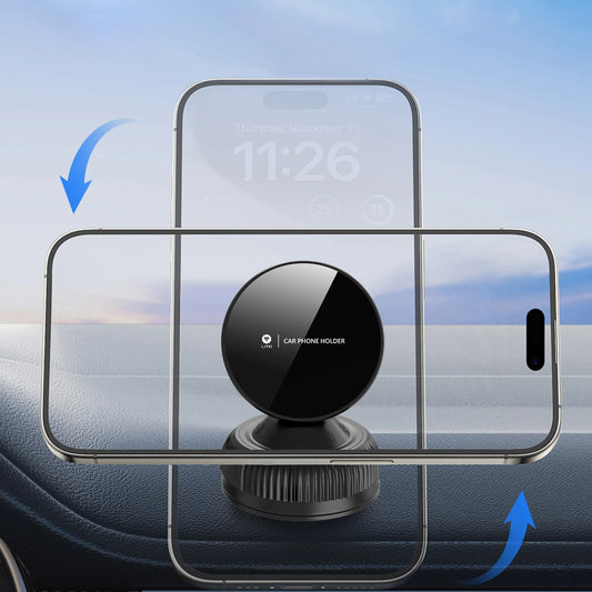 Magnetische Autohouder Lito LT-W12, Universeel, Zwart